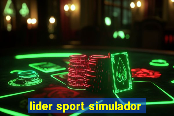 lider sport simulador